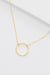 Maddox Circle Necklace