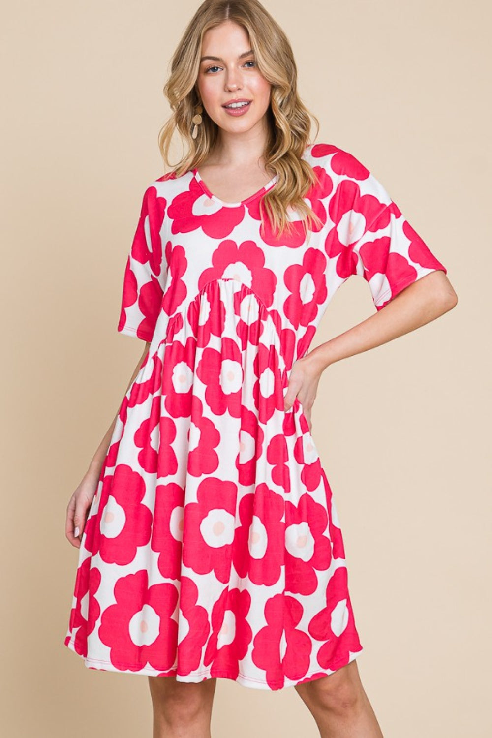 Linda Flower Print Dress