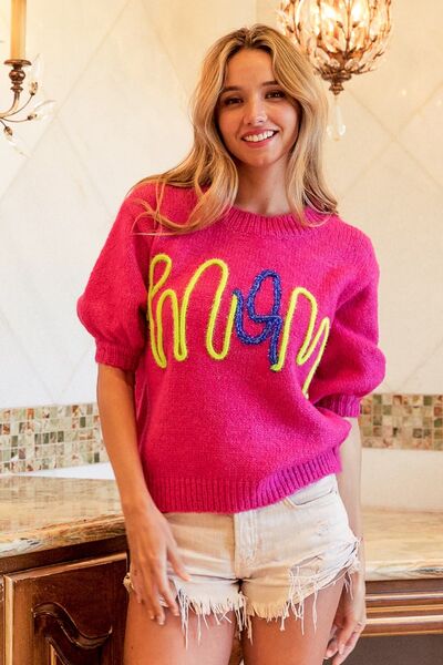 MOM Round Neck Sweater