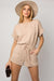 Ginger Roll-up Sleeve Waist Romper - Zen Boutique : Designs For A Lifetime