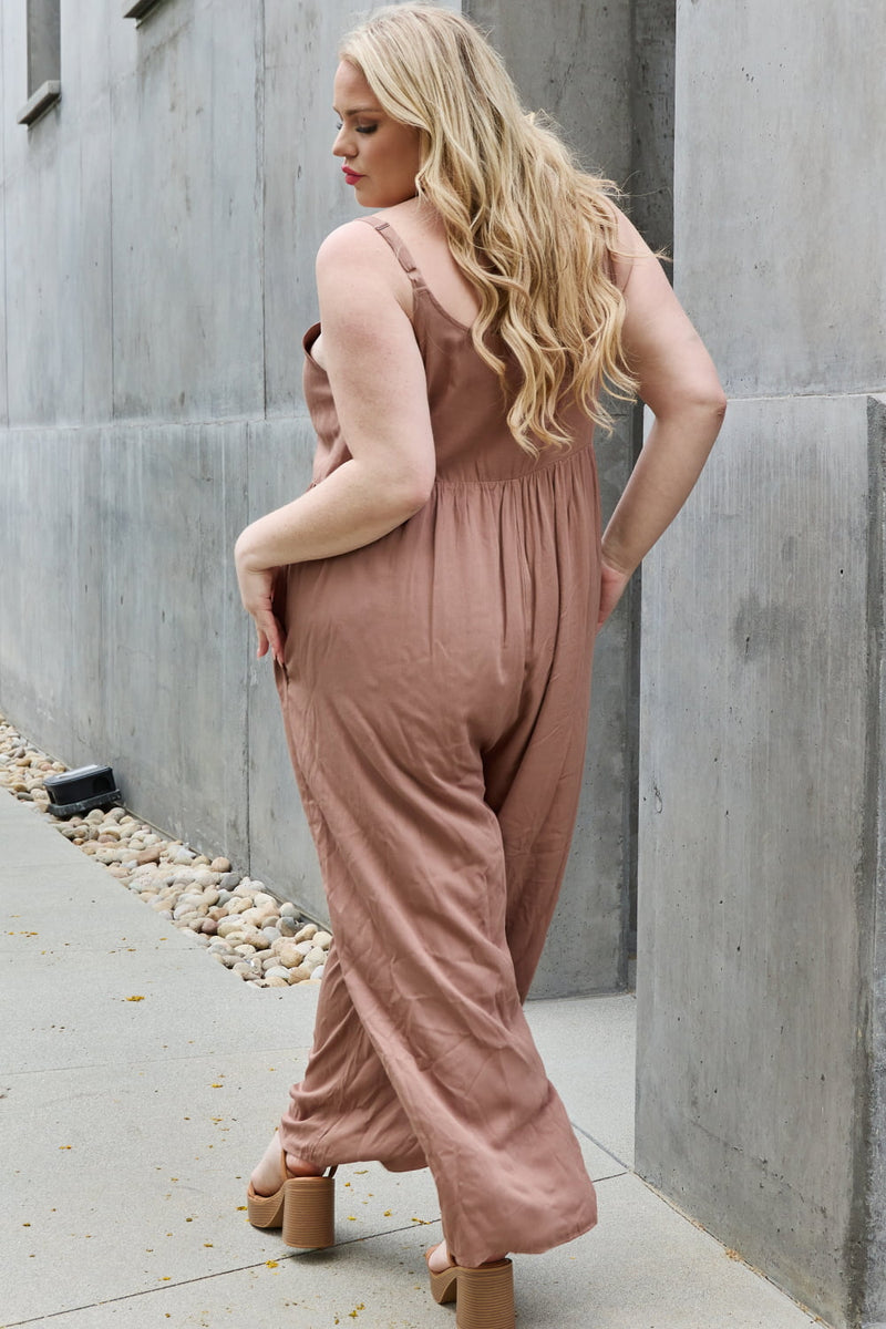 All Day Wide Leg Jumpsuit - Zen Boutique : Designs For A Lifetime