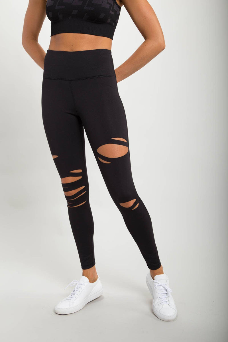 Laser-Cut High Waist Leggings - Zen Boutique : Designs For A Lifetime