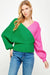 Color Block Wrap Surplice Sweater - Zen Boutique : Designs For A Lifetime