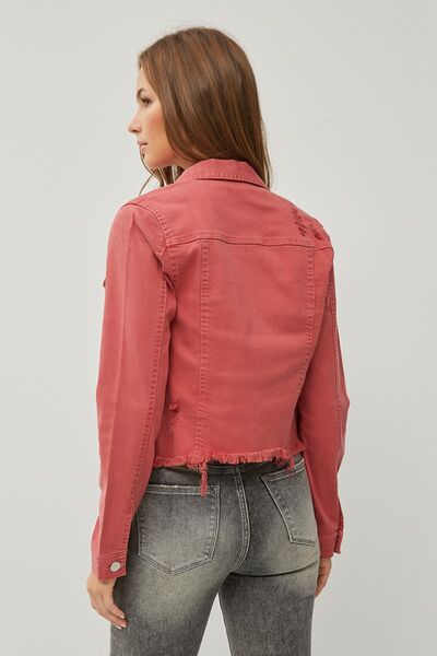 Raquel Cropped Denim Jacket