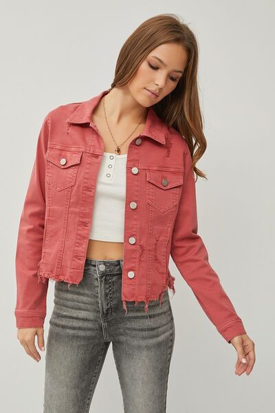 Raquel Cropped Denim Jacket