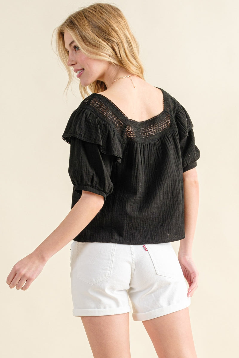 Wendy Cotton Gauze Blouse