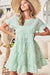 Chelle Ruffled Hem Tiered Dress